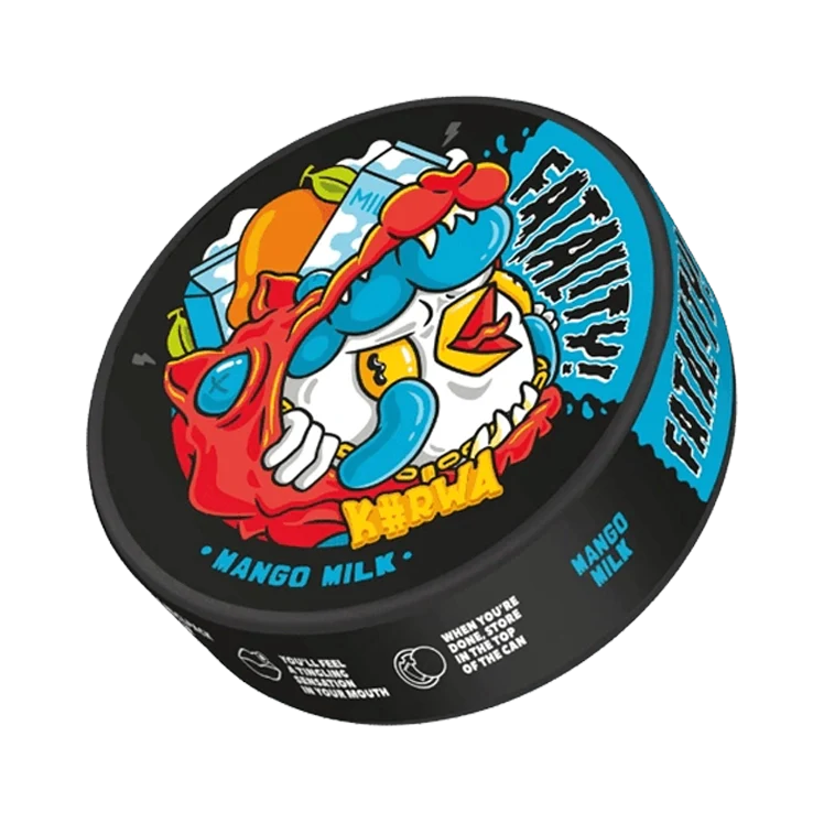 Mango Milk nicotine pouch by Kurwa snus