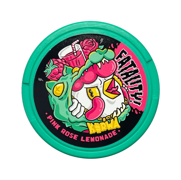 Pink Rose Lemonade nicotine pouch by Kurwa snus
