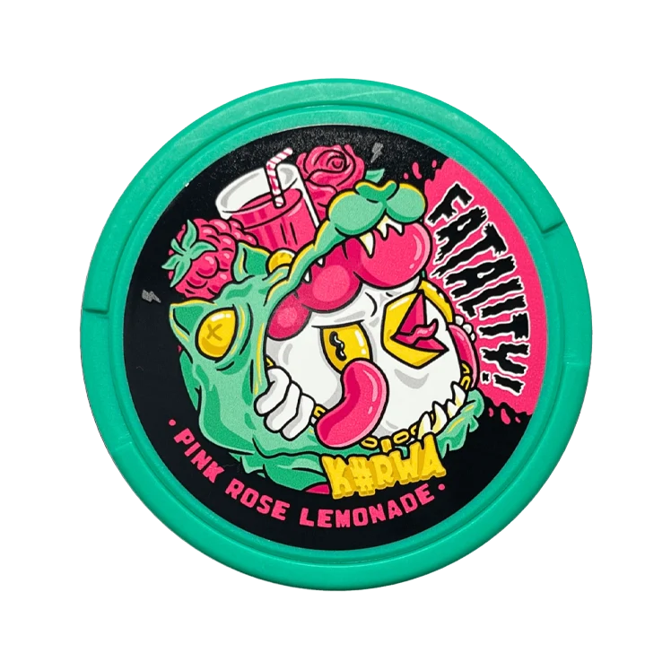 Pink Rose Lemonade nicotine pouch by Kurwa snus