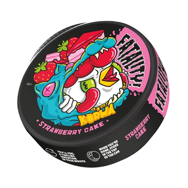 Strawberry Cake nicotine pouch by Kurwa snus