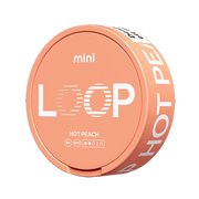 Hot Peach Mini nicotine pouch by Loop snus