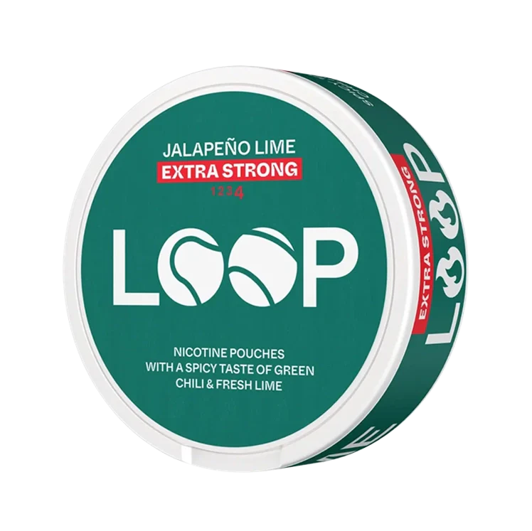 Jalapeno Lime Extra Strong nicotine pouch by Loop snus