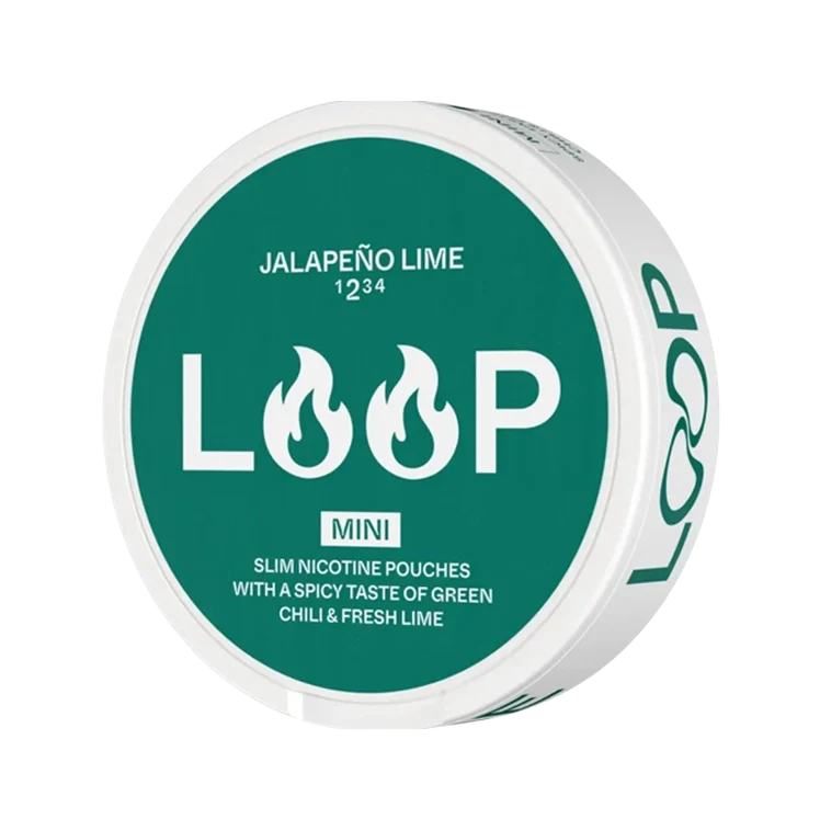 Jalapeno Lime Mini nicotine pouch by Loop snus