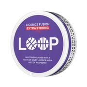Licorice Fusion Extra Strong nicotine pouch by Loop snus