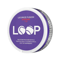 Licorice Fusion Strong nicotine pouch by Loop snus