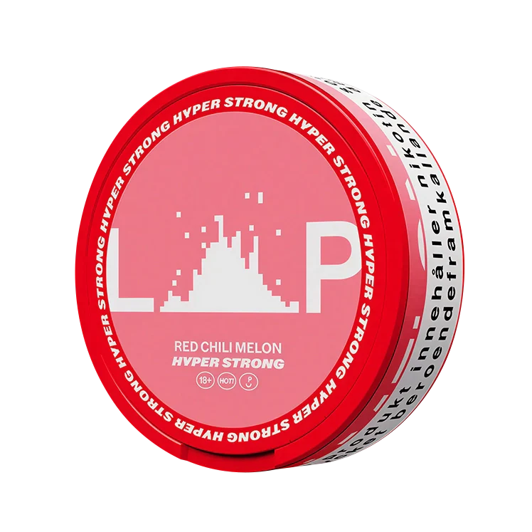Red Chili Melon Hyper Strong nicotine pouch by Loop snus