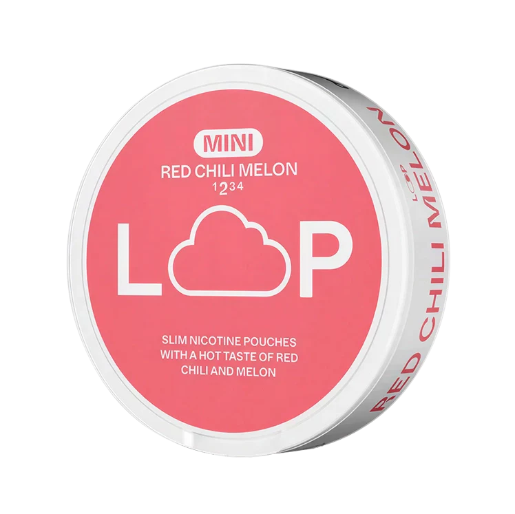 Red Chili Melon Mini nicotine pouch by Loop snus
