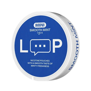 Smooth Mint Mini nicotine pouch by Loop snus
