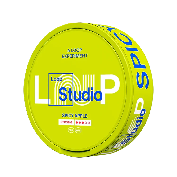 Spicy Apple Strong nicotine pouch by Loop snus
