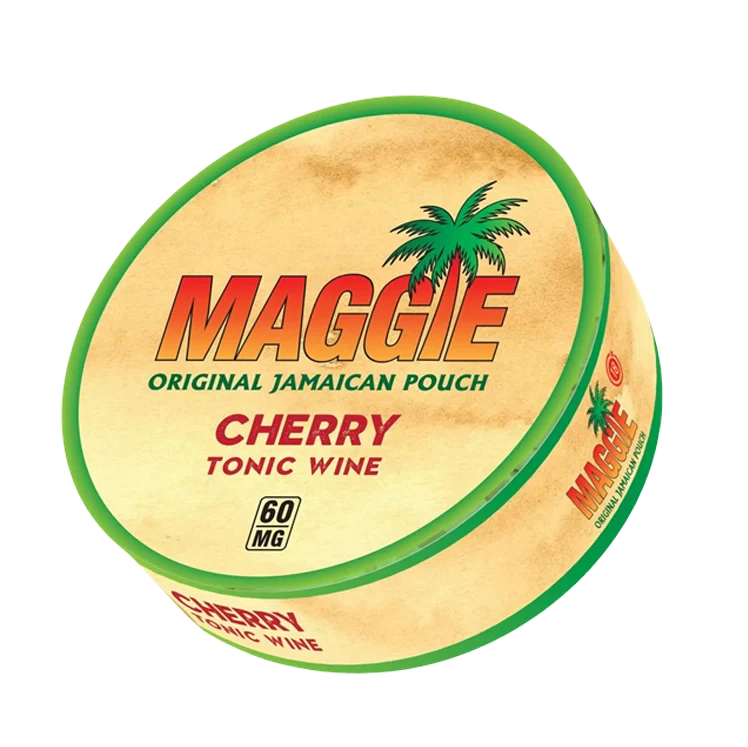 Cherry Tonic Wine nicotine pouch by Maggie snus