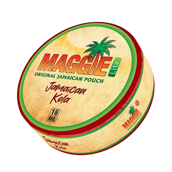 Jamaican Kola Lite nicotine pouch by Maggie snus