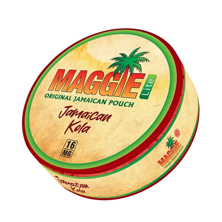 Jamaican Kola Lite nicotine pouch by Maggie snus