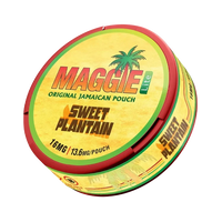 Sweet Plantain Lite nicotine pouch by Maggie snus