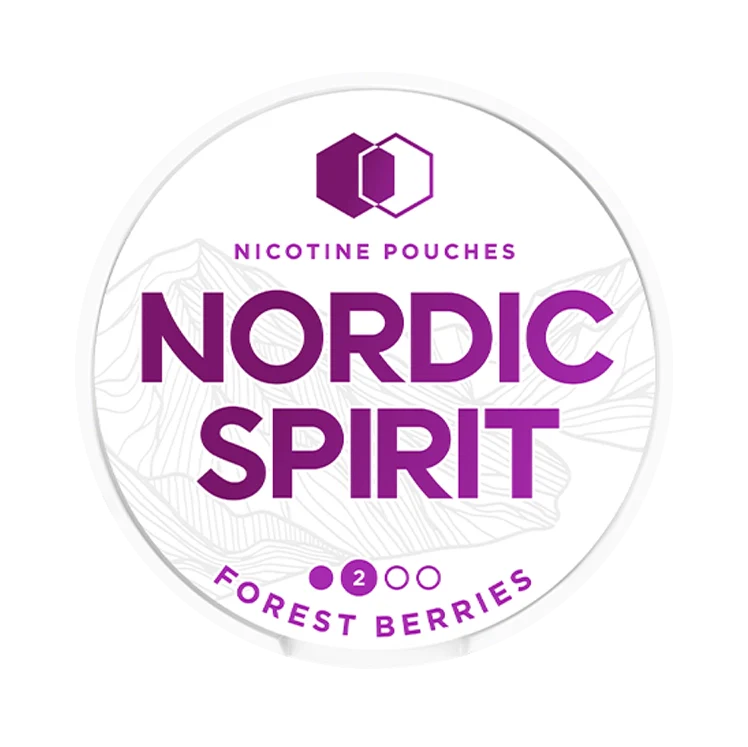 Forest Berries Regular nicotine pouch by Nordic Spirit snus