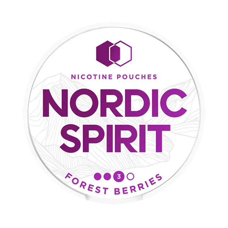 Forest Berries Strong nicotine pouch by Nordic Spirit snus