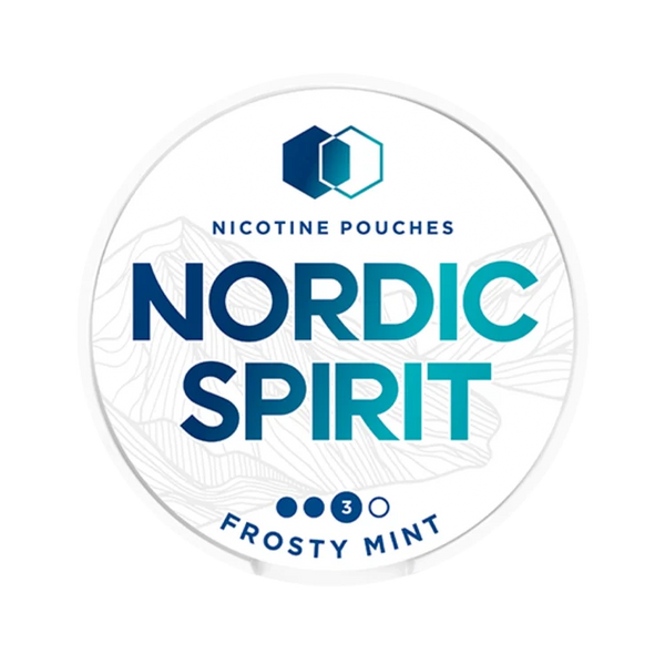 Frosty Mint Strong nicotine pouch by Nordic Spirit snus