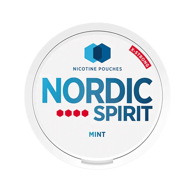 Mint X Strong nicotine pouch by Nordic Spirit snus