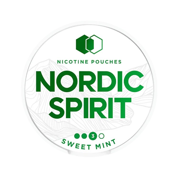 Sweet Mint Strong nicotine pouch by Nordic Spirit snus