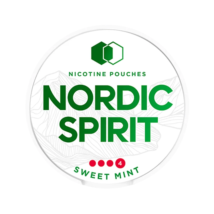 Sweet Mint X Strong nicotine pouch by Nordic Spirit snus