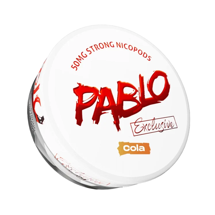 Exclusive Cola nicotine pouch by Pablo snus