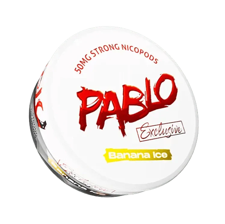 Exclusive Banana Ice nicotine pouch by Pablo snus