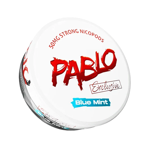 Exclusive Blue Mint nicotine pouch by Pablo snus