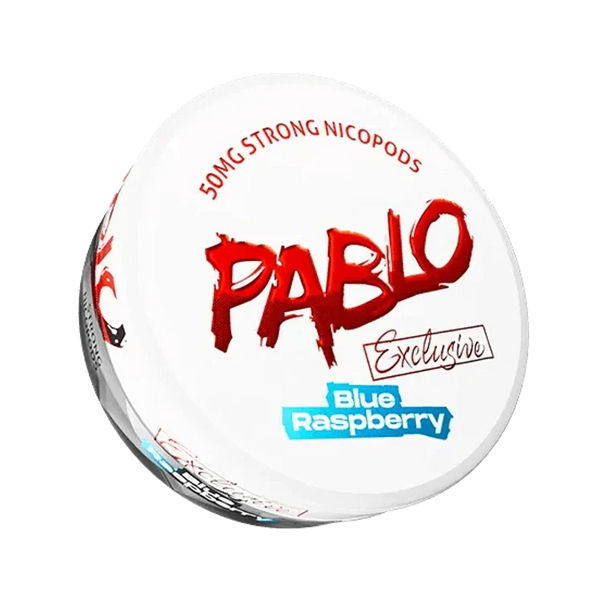 Exclusive Blue Raspberry nicotine pouch by Pablo snus