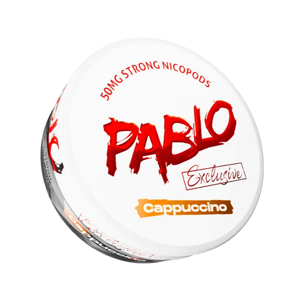 Exclusive Cappuccino nicotine pouch by Pablo snus
