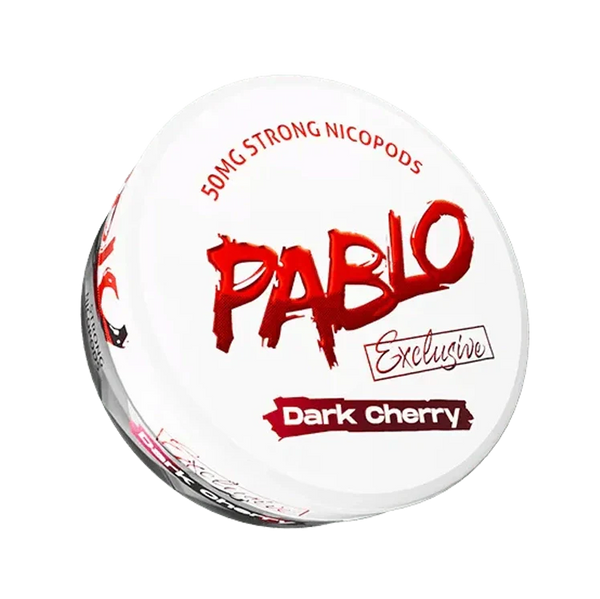 Exclusive Dark Cherry nicotine pouch by Pablo snus