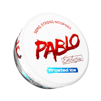 Exclusive Frosted Ice nicotine pouch by Pablo snus