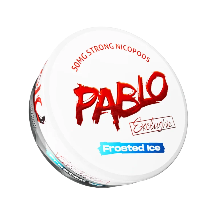 Exclusive Frosted Ice nicotine pouch by Pablo snus