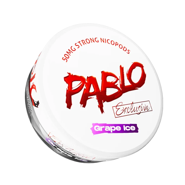 Exclusive Grape Ice nicotine pouch by Pablo snus