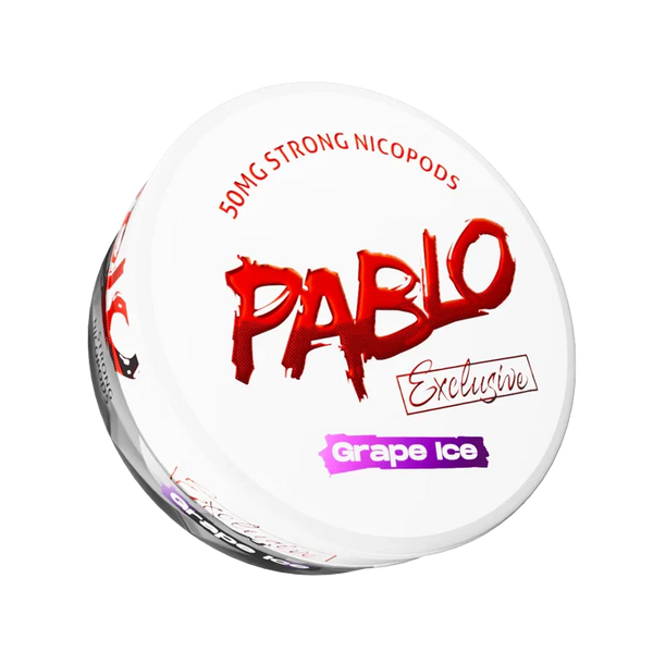 Exclusive Grape Ice nicotine pouch by Pablo snus