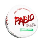 Exclusive Green Mint nicotine pouch by Pablo snus