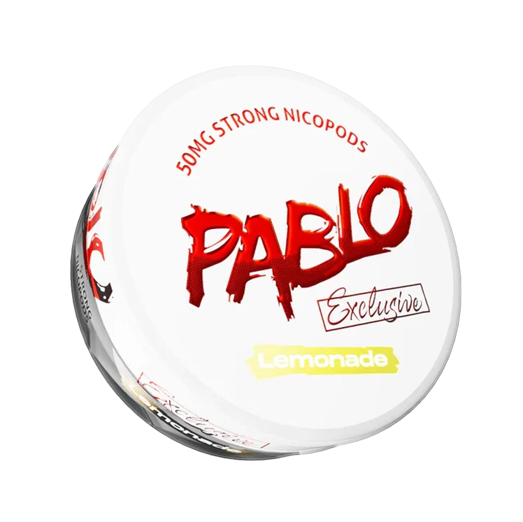 Exclusive Lemonade nicotine pouch by Pablo snus