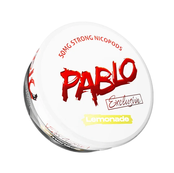 Exclusive Lemonade nicotine pouch by Pablo snus