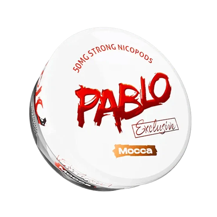 Exclusive Mocca nicotine pouch by Pablo snus