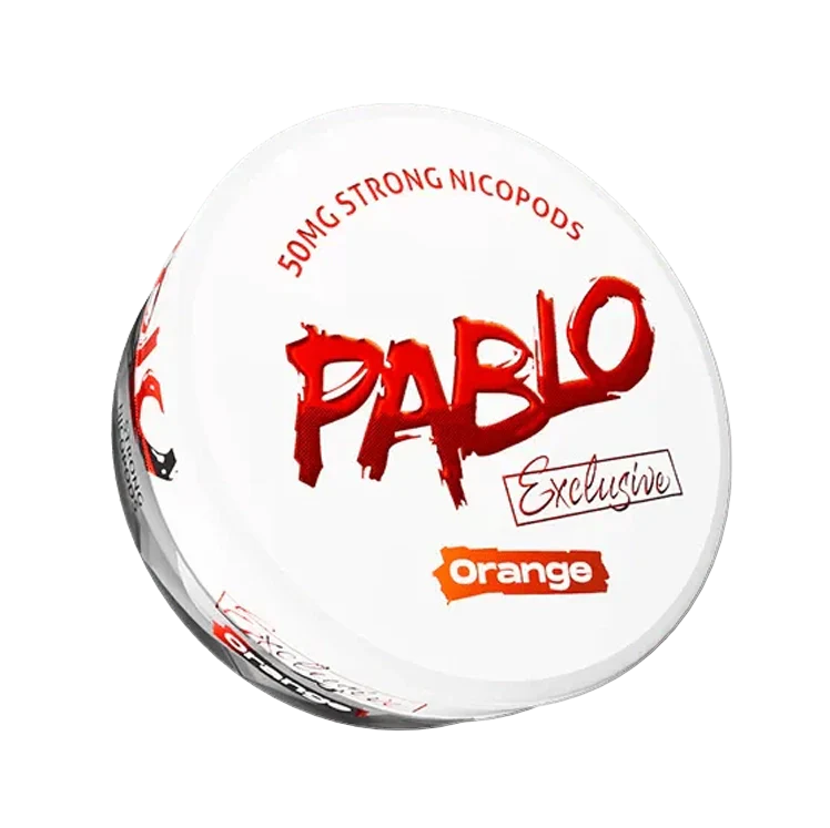 Exclusive Orange nicotine pouch by Pablo snus