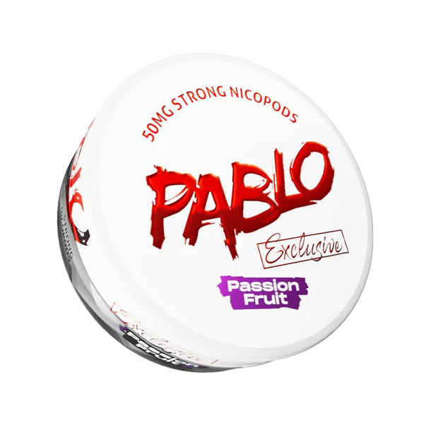 Exclusive Passion Fruit nicotine pouch by Pablo snus