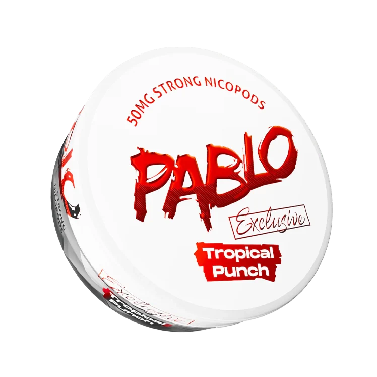 Exclusive Tropical Punch nicotine pouch by Pablo snus