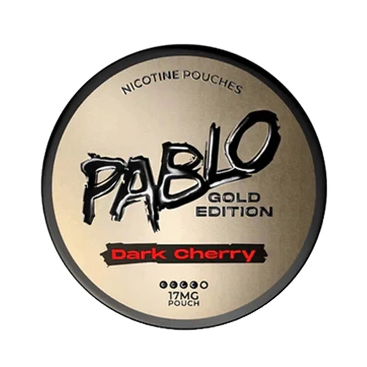 Gold Dark Cherry nicotine pouch by Pablo snus