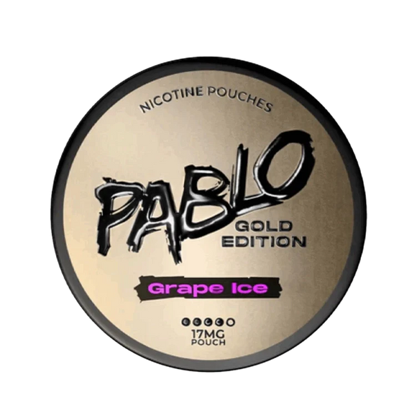 Gold Grape Ice nicotine pouch by Pablo snus