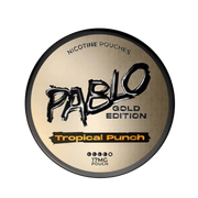 Gold Tropical Punch nicotine pouch by Pablo snus