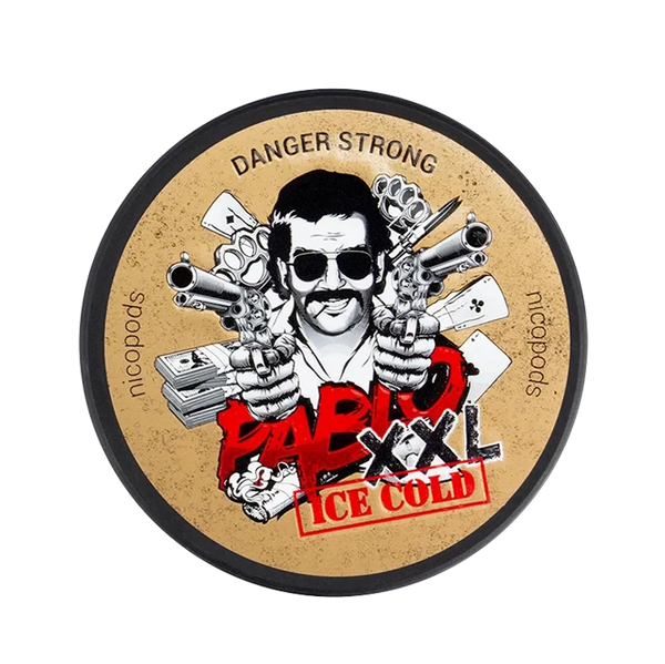 Ice Cold XXL nicotine pouch by Pablo snus