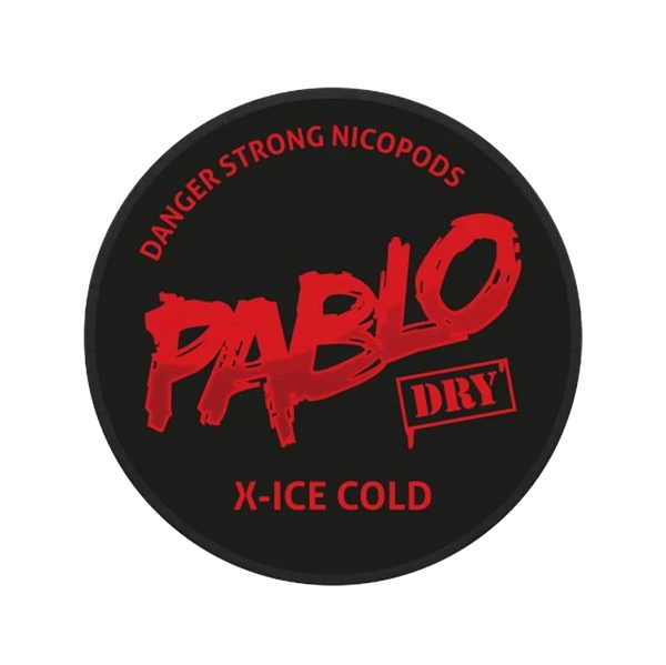 X Ice Cold Dry nicotine pouch by Pablo snus