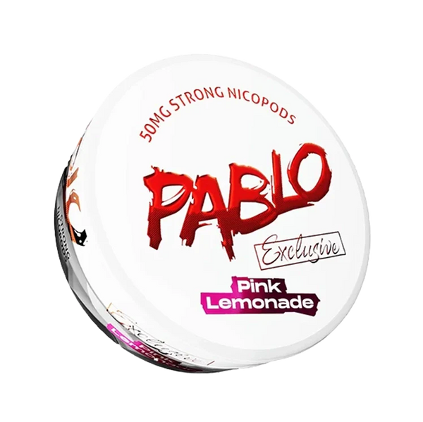 Exclusive Pink Lemonade nicotine pouch by Pablo snus