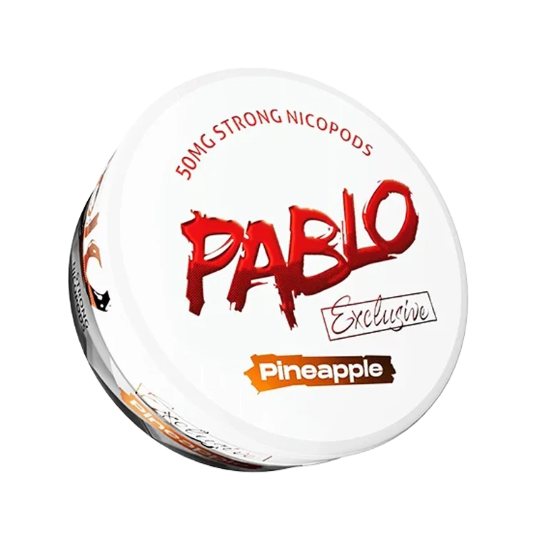 Exclusive Pineapple nicotine pouch by Pablo snus
