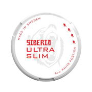 All White Ultra Slim nicotine pouch by Siberia snus
