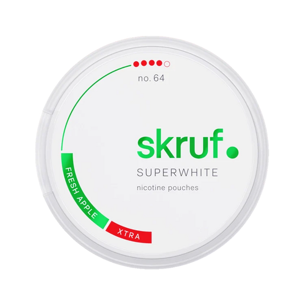 Fresh Apple Extra Strong nicotine pouch by Skruf snus