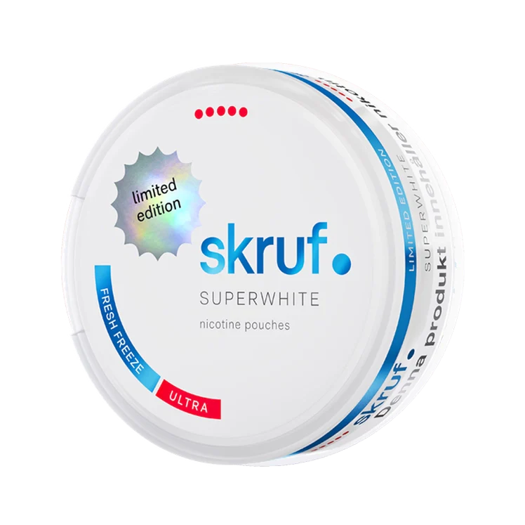Fresh Freeze Ultra Limited nicotine pouch by Skruf snus